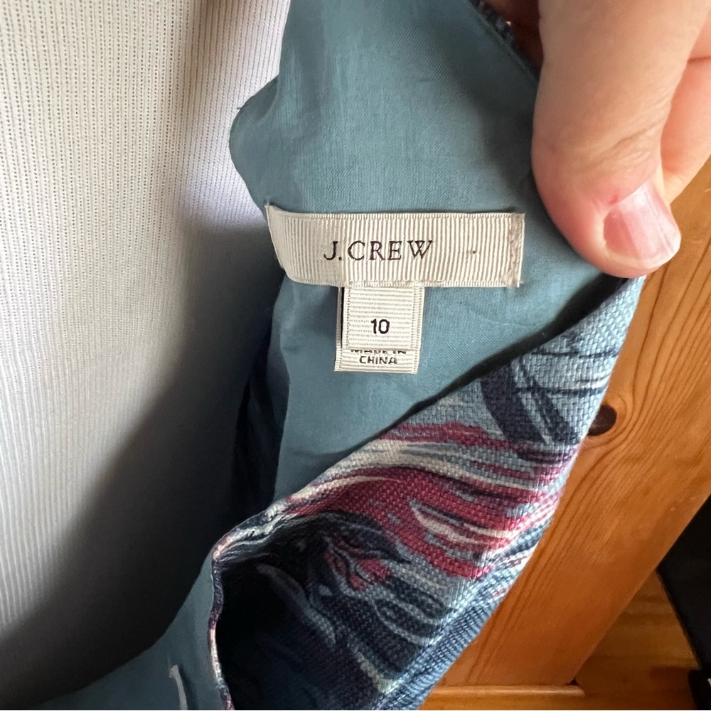 J.Crew Beach Sunset Print Dress - Picture 8 of 9
